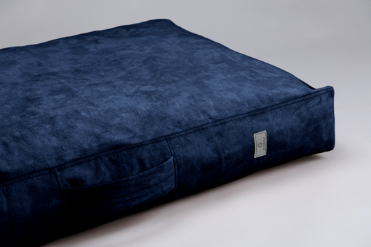 Dog cushion bed | 2-sided | ROYAL BLUE