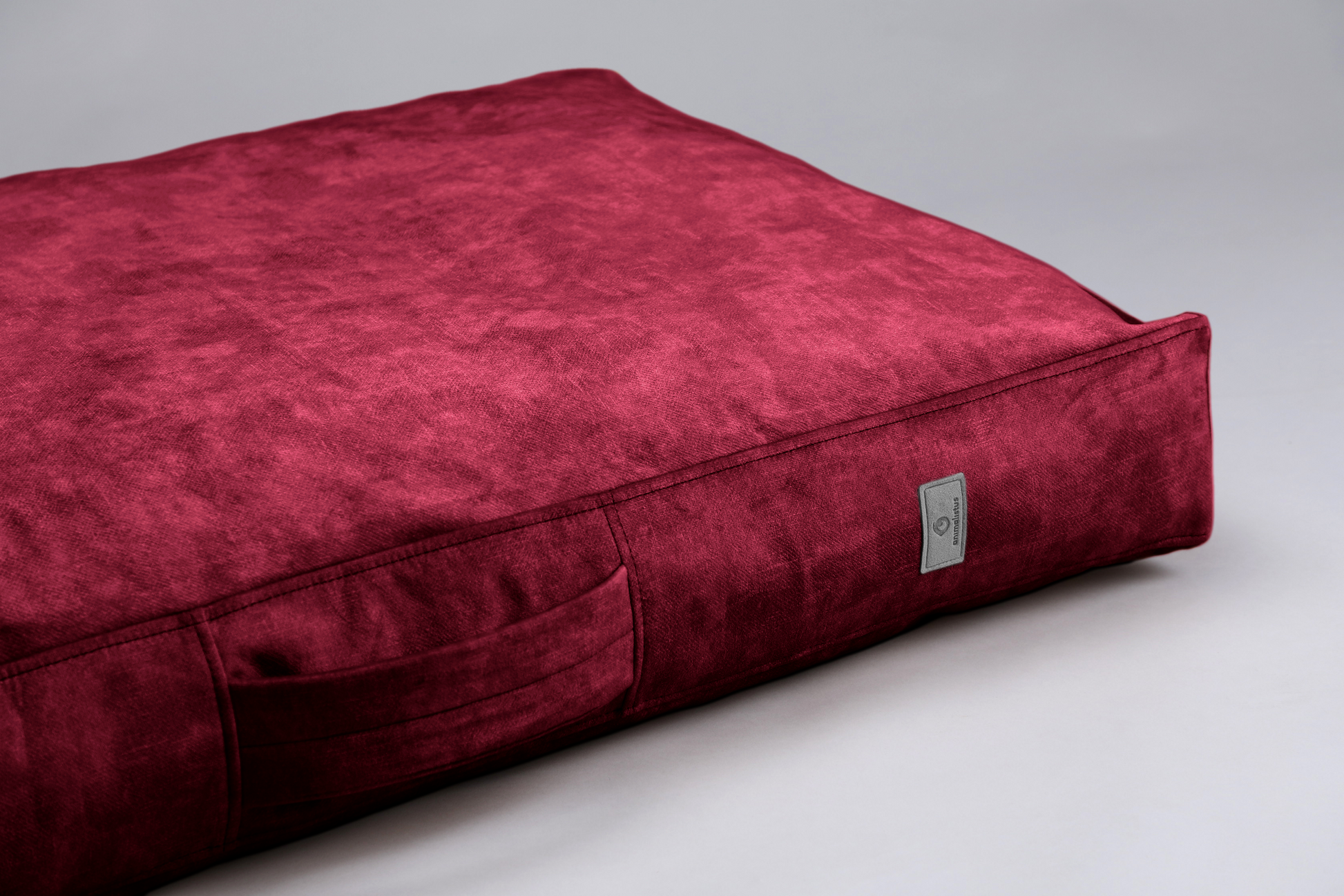 Dog cushion bed | 2-sided | RUBY RED