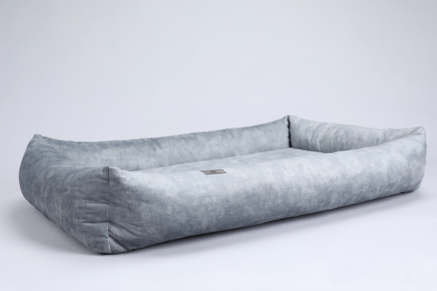 Dog bed with sides | 2-sided | METAL GREY