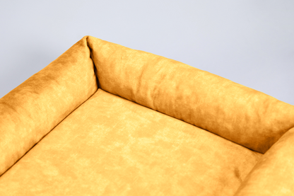 Dog bed with sides | 2-sided | AMBER YELLOW