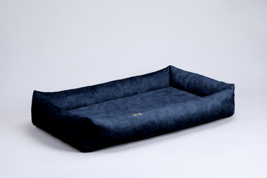 Dog bed with sides | 2-sided | ROYAL BLUE