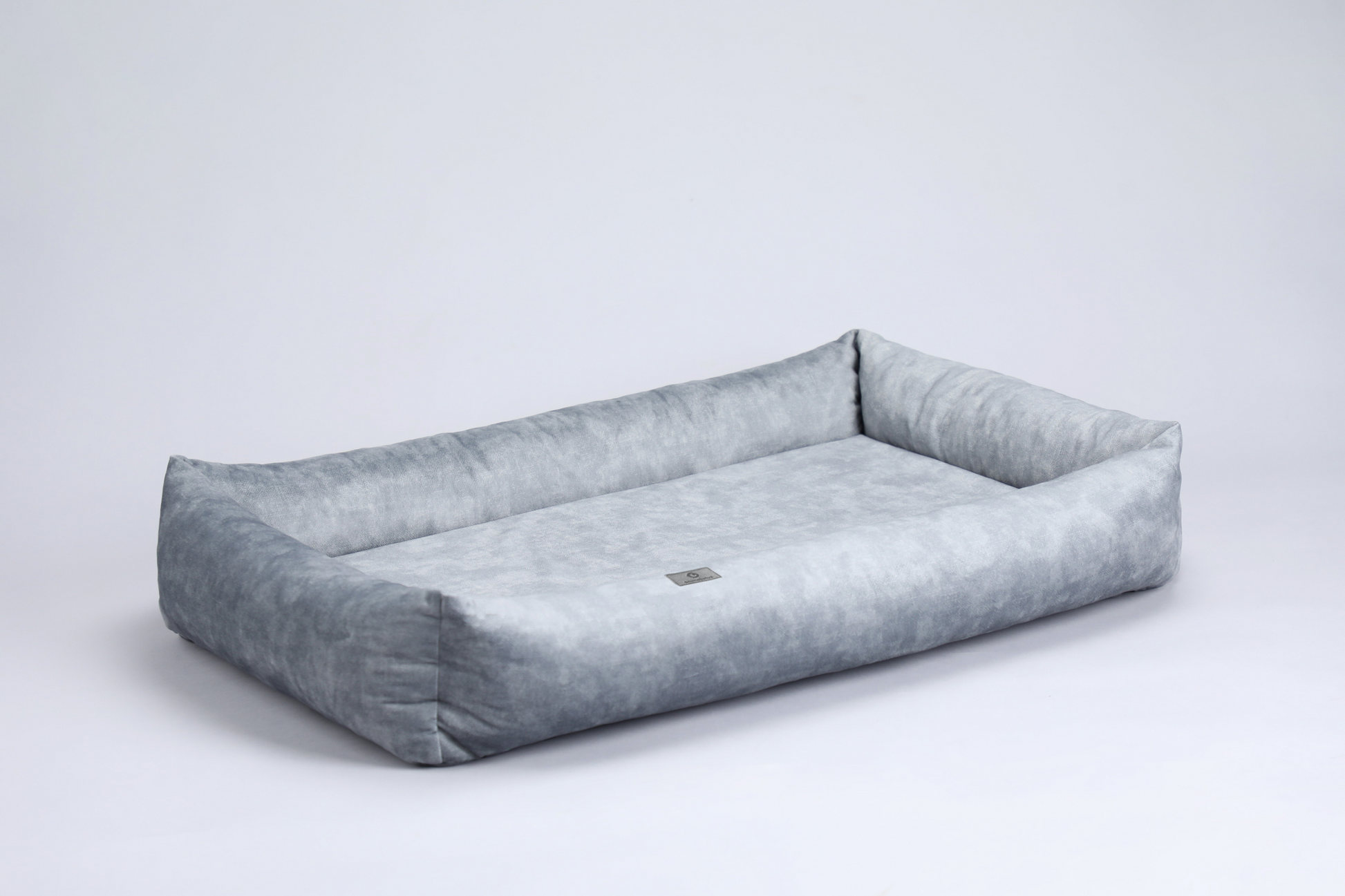 Dog bed with sides | 2-sided | METAL GREY