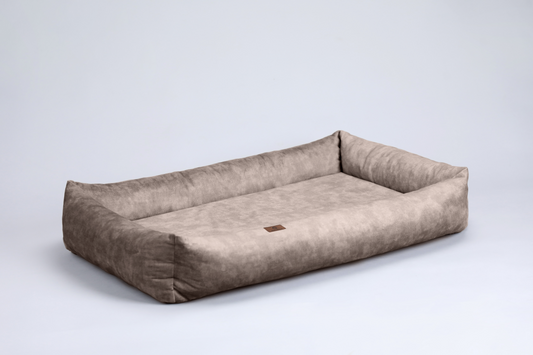 Dog bed with sides | 2-sided | TAUPE