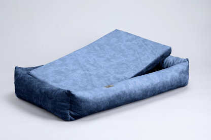 Dog bed with sides | 2-sided | SKY BLUE