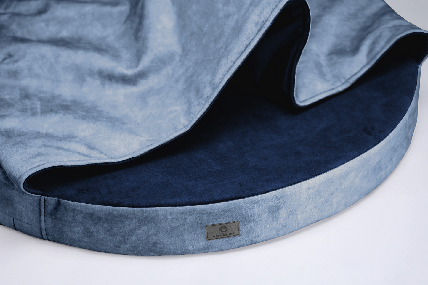 Cozy cave dog bed | SKY BLUE+ROYAL BLUE