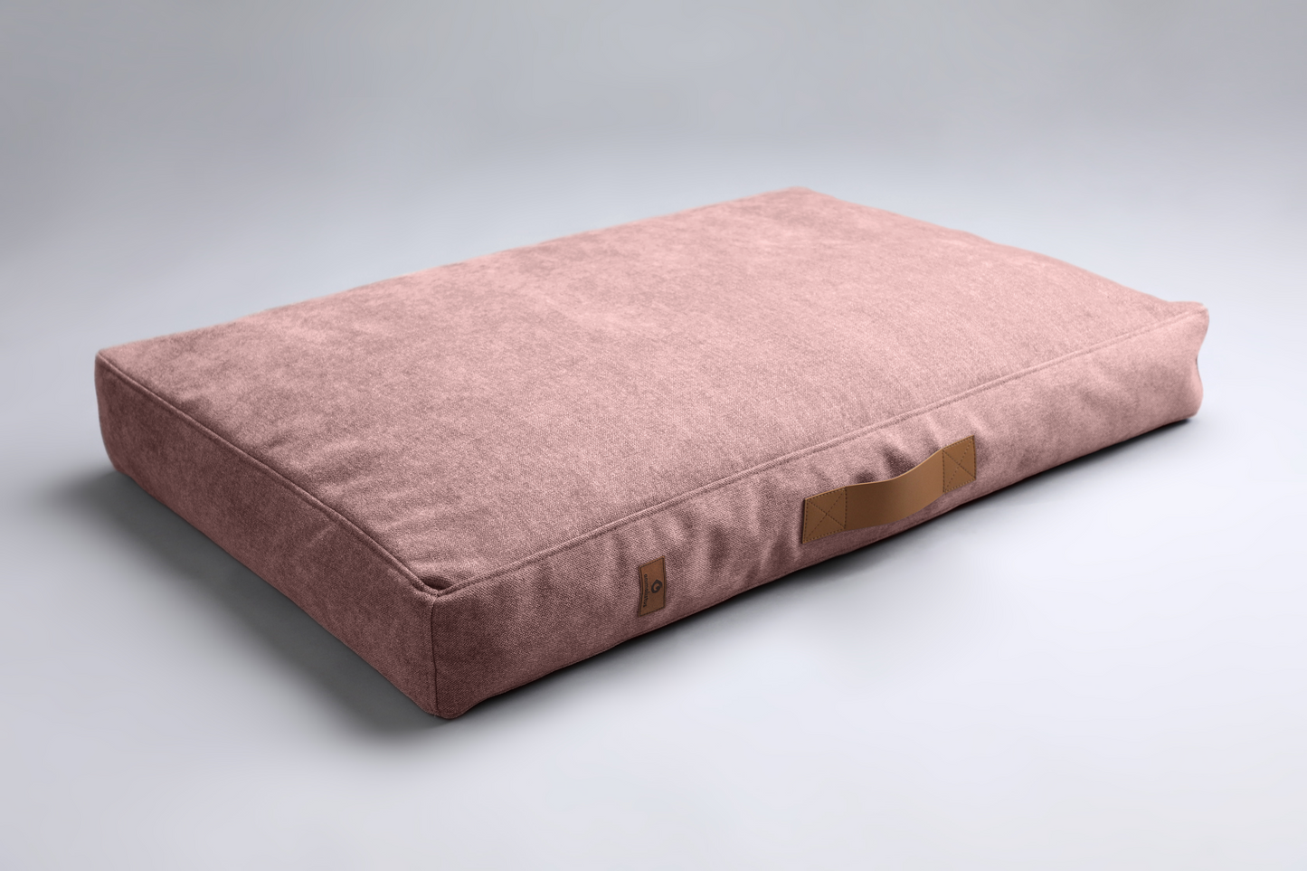 Scandinavian design dog bed | 2-sided | CHESTNUT RED