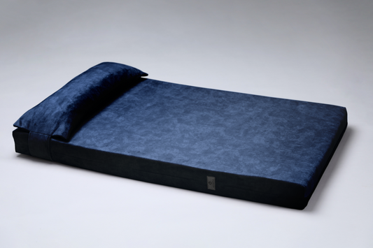 Dog's own bedroom bed | Extra comfort & support | 2-sided | ROYAL BLUE
