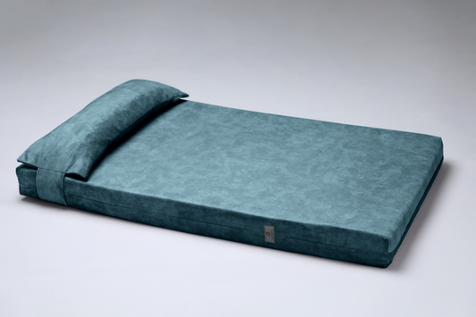 Dog's own bedroom bed | Extra comfort & support | 2-sided | DUSTY GREEN