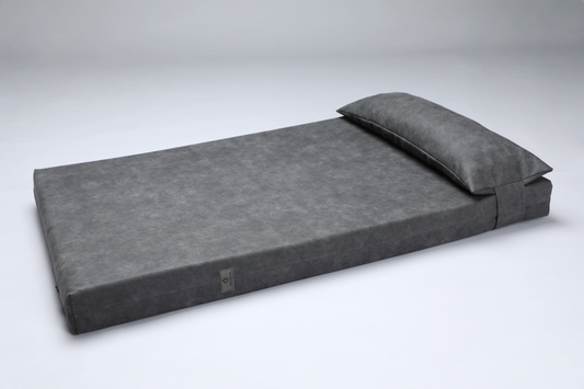 Dog's own bedroom bed | Extra comfort & support | 2-sided | Water resistant | IRON GREY