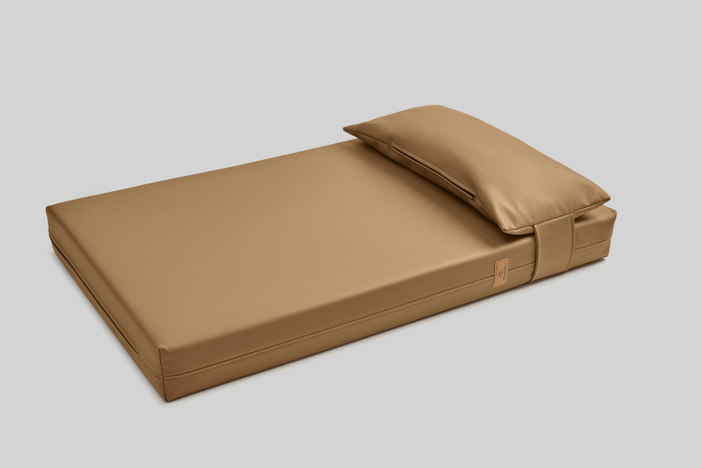 Leather-look dog bed | ComfySupport+ | 2-sided | COPPER BROWN